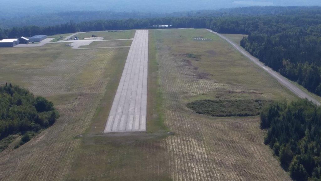 Municipal airport runway